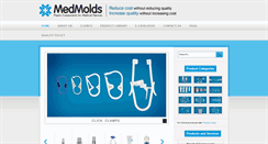 Desktop Screenshot of medmolds.com